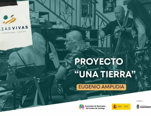 Las mujeres de Villanúa protagonizan un acto colectivo de memoria y libertad en una acción de Eugenio Ampudia impulsada por la Asociación de Municipios del Camino de Santiago